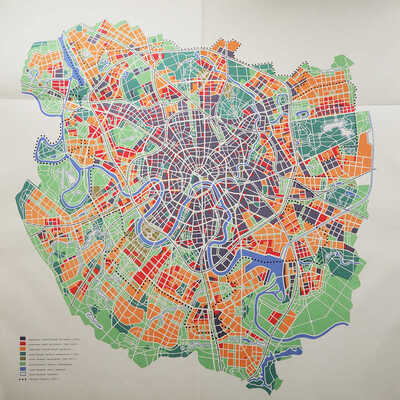 [Телингатер С.Б., мастер книжного дизайна]. Москва: Планировка и застройка города 1945-1957. М., 1958. 